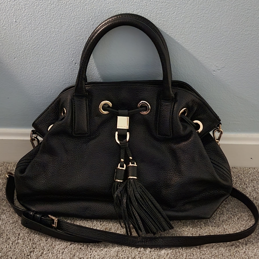 Michael Kors Black leather satchel
